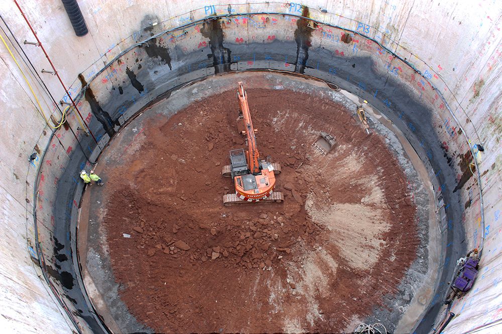 Shafts & Tunnels - Diaphragm Wall Shaft